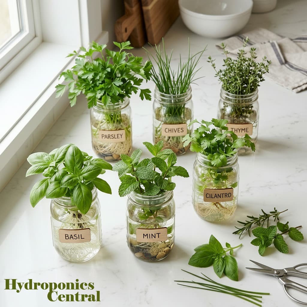 Hydroponic Herb Garden: Best Herbs to Grow Indoors at Home